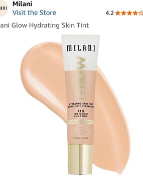 Milani Glow Hydrating Skin Tint - Fair to  Light